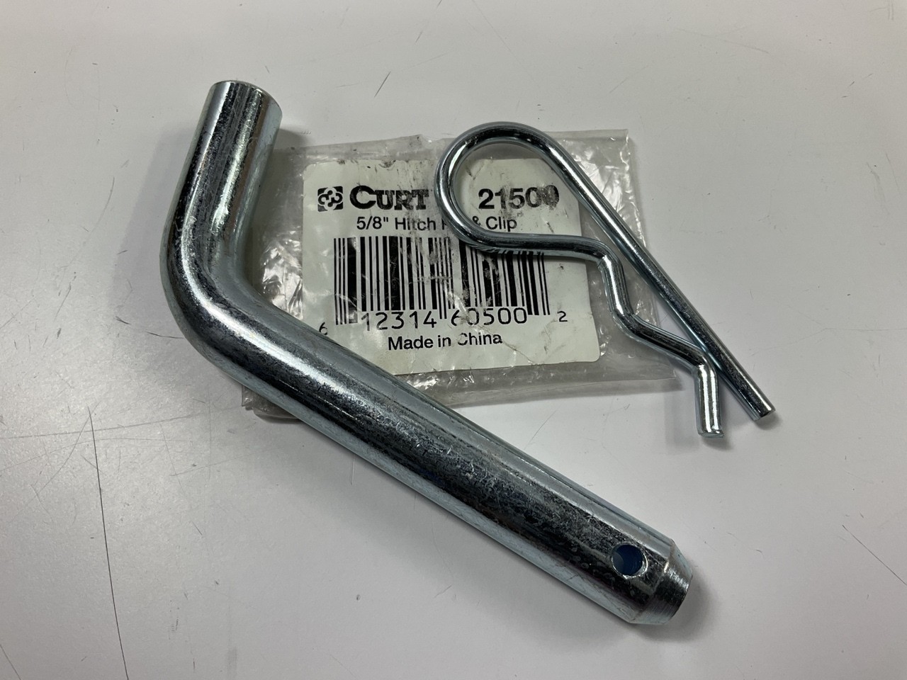 Curt 21500 5/8" Hitch Pin For 2" Receiver, Zinc