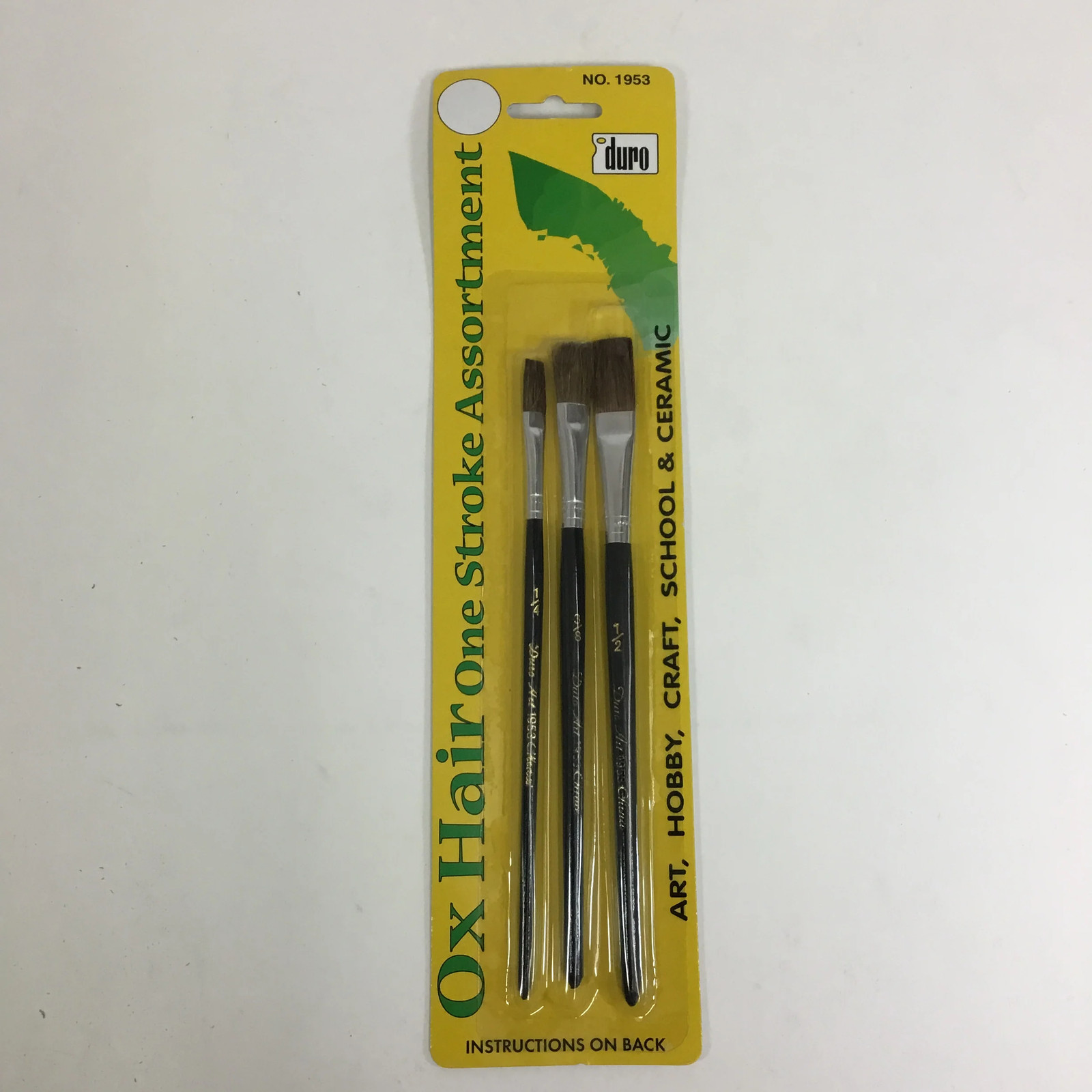 Duro 1953 OX Hair Paint Brush Set (3)