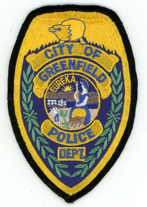CALIFORNIA CA GREENFIELD POLICE NICE SHOULDER PATCH SHERIFF