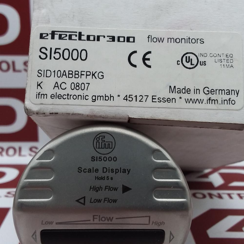 SI5000 | IFM Efector | Flow Sensor Monitor, 45mm Probe, Opened