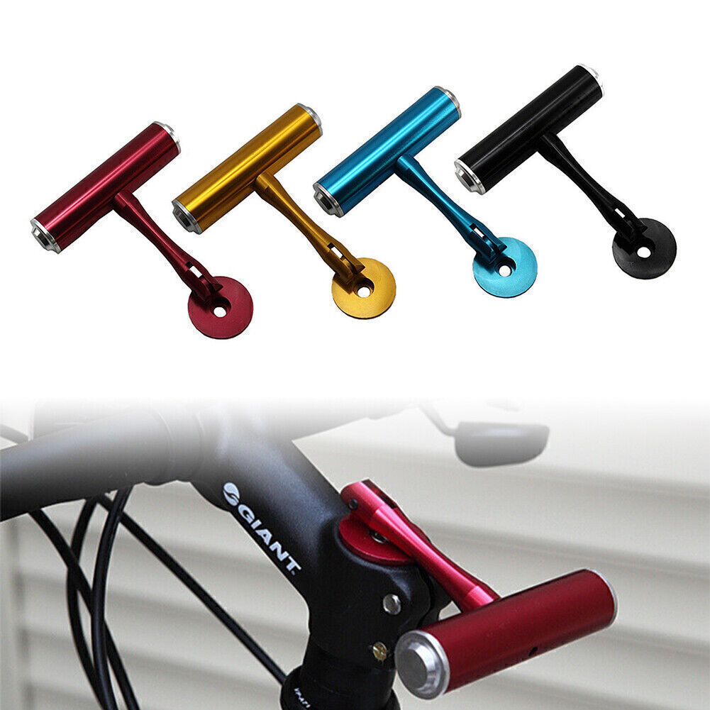 Cycling MTB Bike Bicycle Light Handle Bar Extender Mount Lamp Bracket Holder