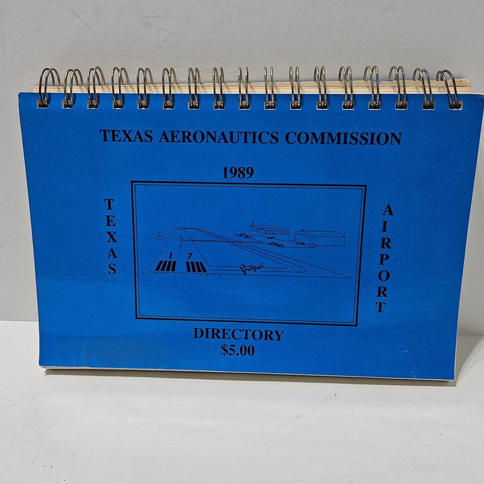 Texas Aeronautics Commission 1989 Airport Directory Vintage Aviation Book