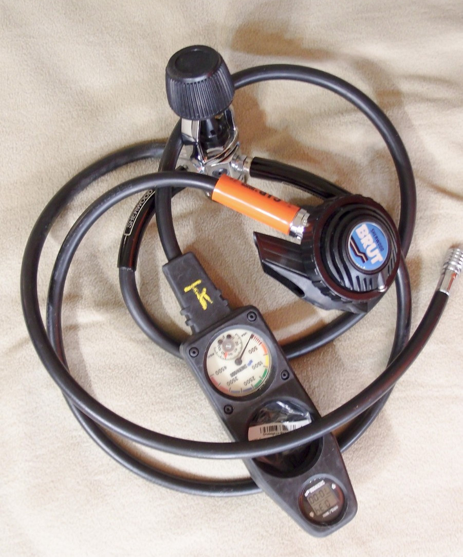 Sherwood Brut 1st & 2nd stage regulator w/ SPG; SRB2100?
