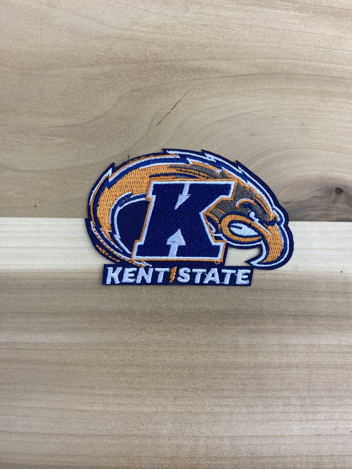 KENT STATE EMBROIDERED IRON ON PATCH 2.25” x 3.50”