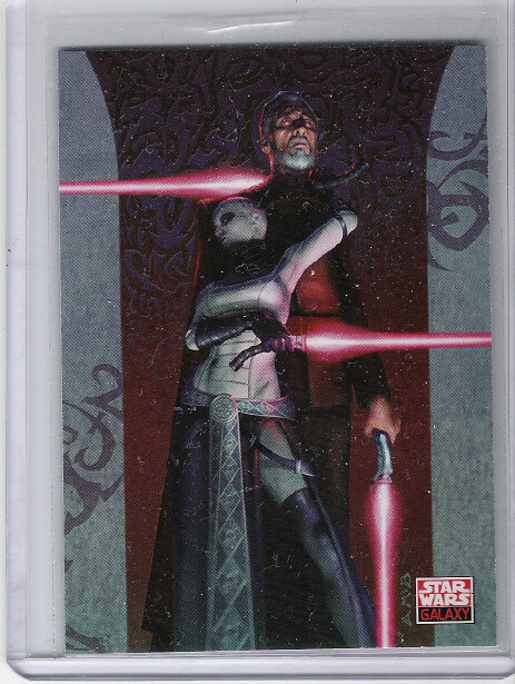 STAR WARS GALAXY SERIES 4 "Ventress and Dooku" PROMO CARD #P1 NM 2009 SCARCE!