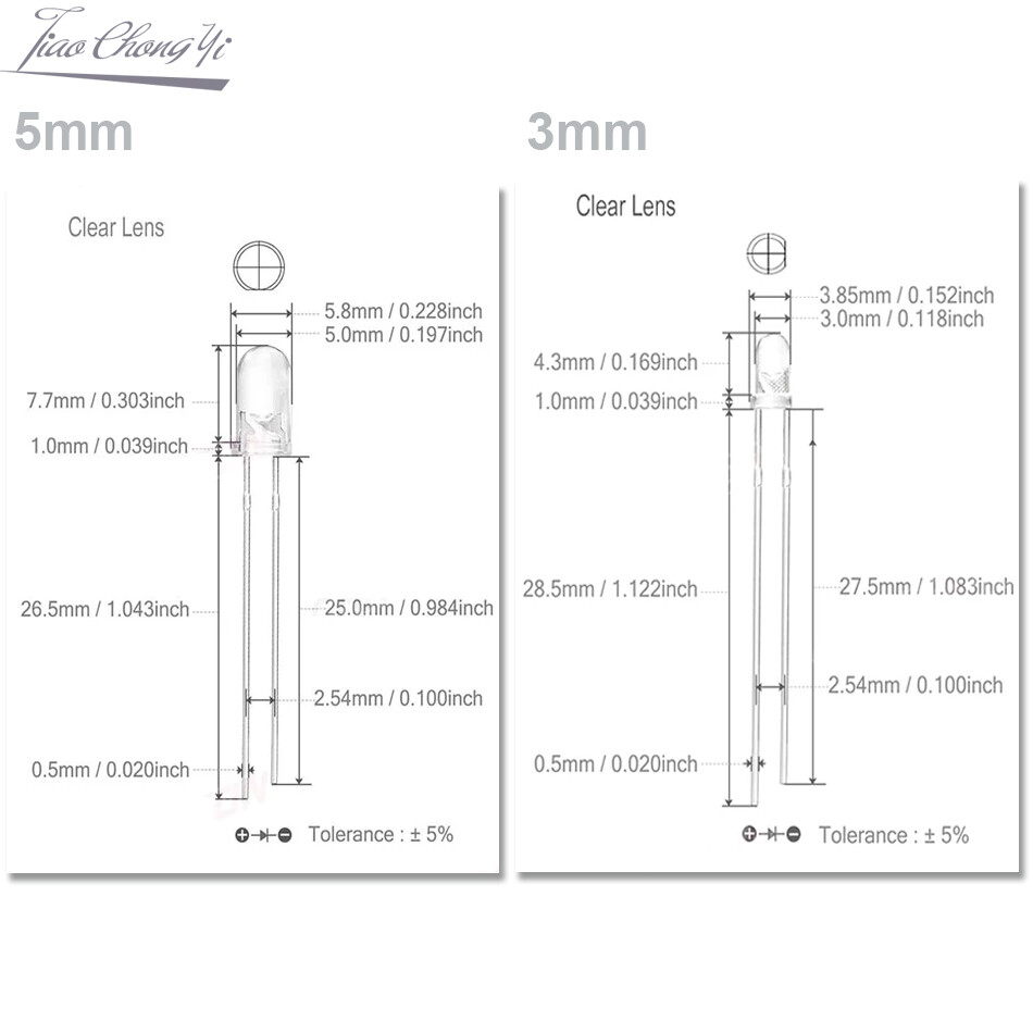 3mm 5mm Candle Led Flicker Yellow Red Light Flickering light-emitting diode