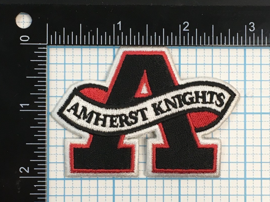 AMHERST KNIGHTS WNYAHL AMATEUR YOUTH USA HOCKEY VINTAGE 2 7/8" TEAM PATCH V1