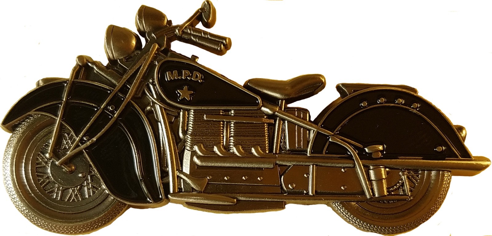 INDIAN MEMPHIS POLICE MOTORCYCLE 3" CHALLENGE COIN OCPM 50