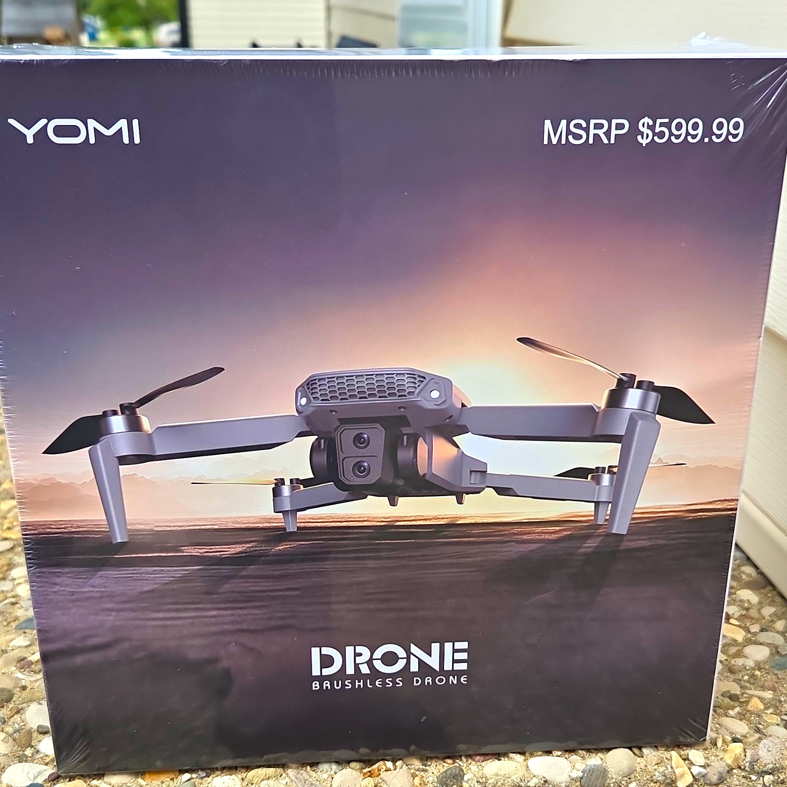 YOMI YM-0599 Brushless Ready-to-Fly Drone w/ Remote+App, 24min, 3281ft