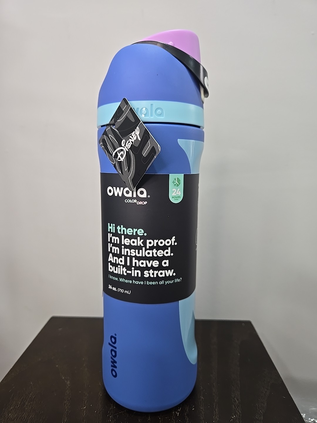 Owala FreeSip Stainless Steel Water Bottle / 24oz / Color: Stitch