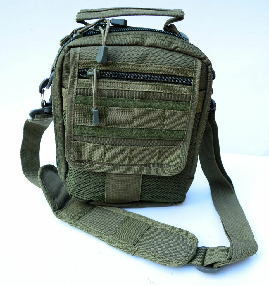 Acid Tactical® Molle Pistol Gun Case Concealed carry Range Bag Pouch Green