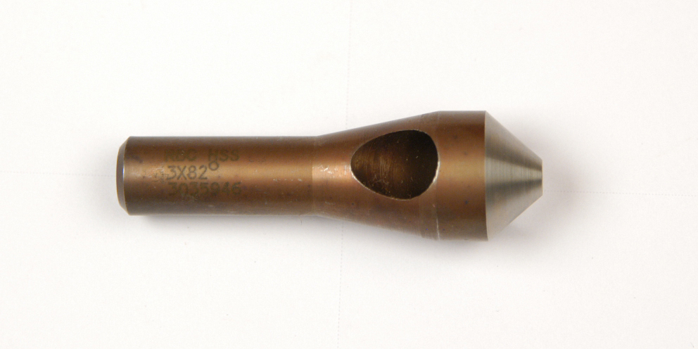 #3 X 82 DEGREE COUNTERSINK HSS 13/16 OD, 1/2 SHANK  (B-2-4-4-20)