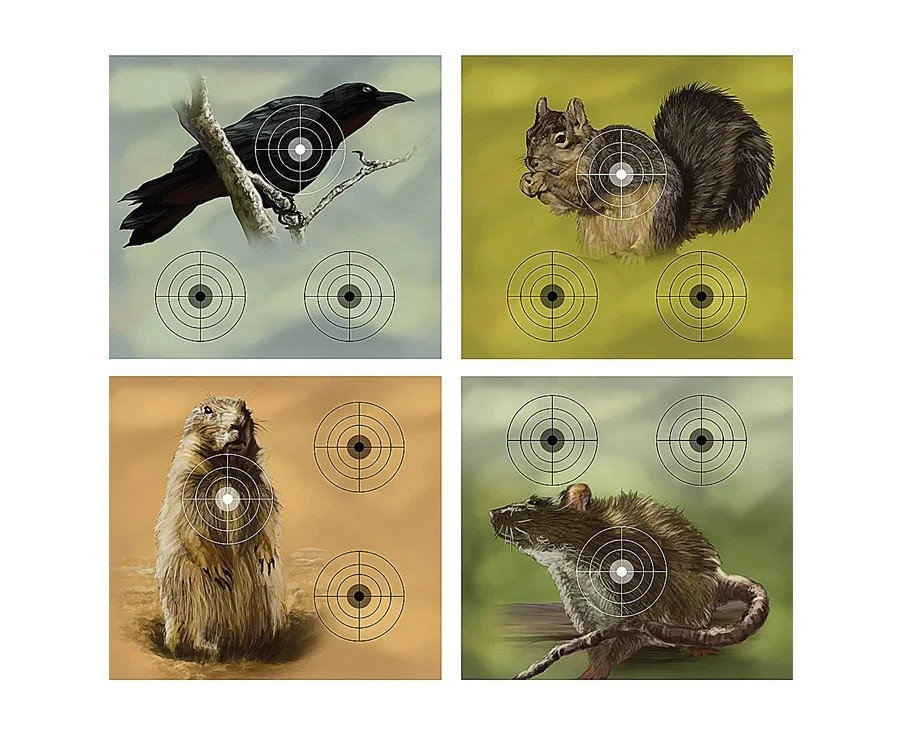 (NEW) Crosman Varmint Targets, 20-Pack