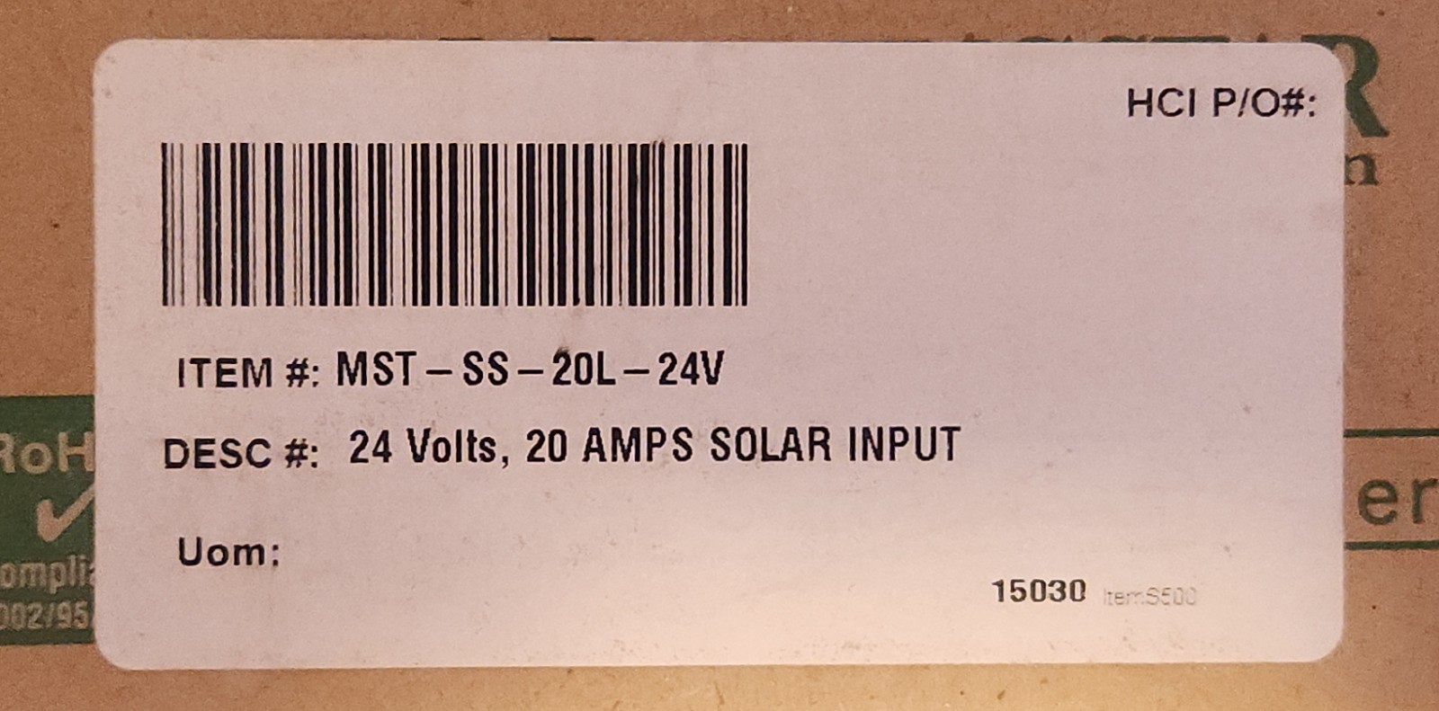Morningstar  SS-20L-24V SunSaver 20 amp 24 volt Solar Charge B