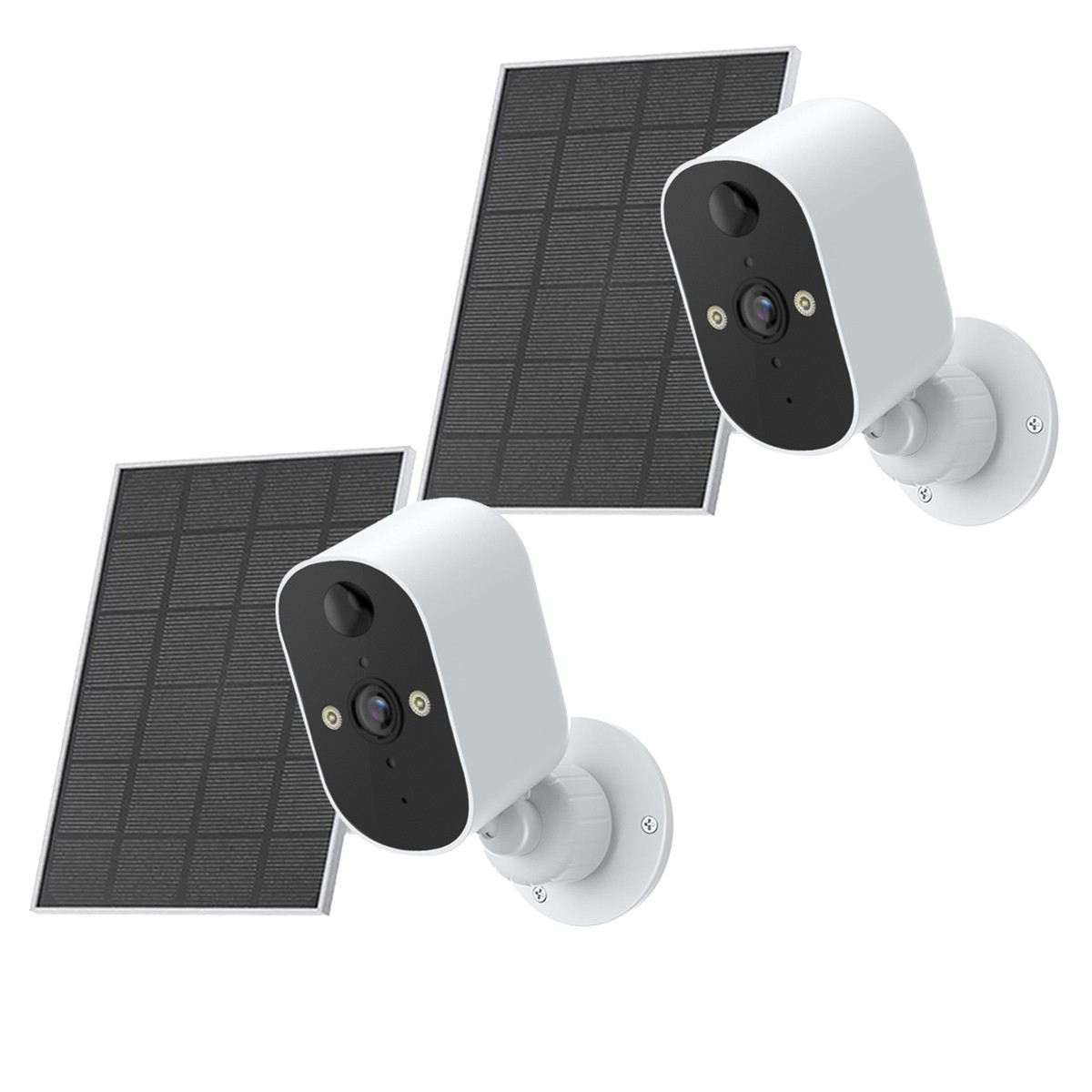 1/2Pack 1080P WiFi Security Camera Wireless Solar Camera Battery Security Camera