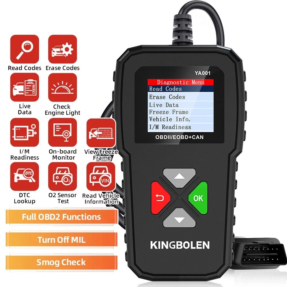 YA001 Car OBD2 Scanner EOBD Check Engine Fault Code Reader Car Diagnostic Tool