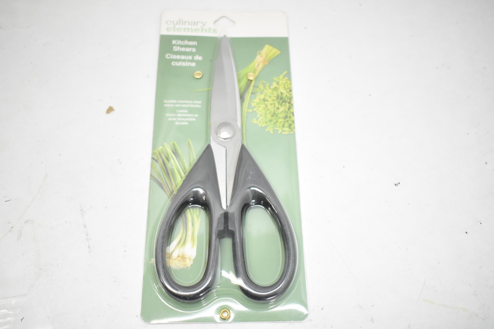 Culinary Elements Kitchen Shears 8.5" Micro Serrated Multi Purpose Scissors