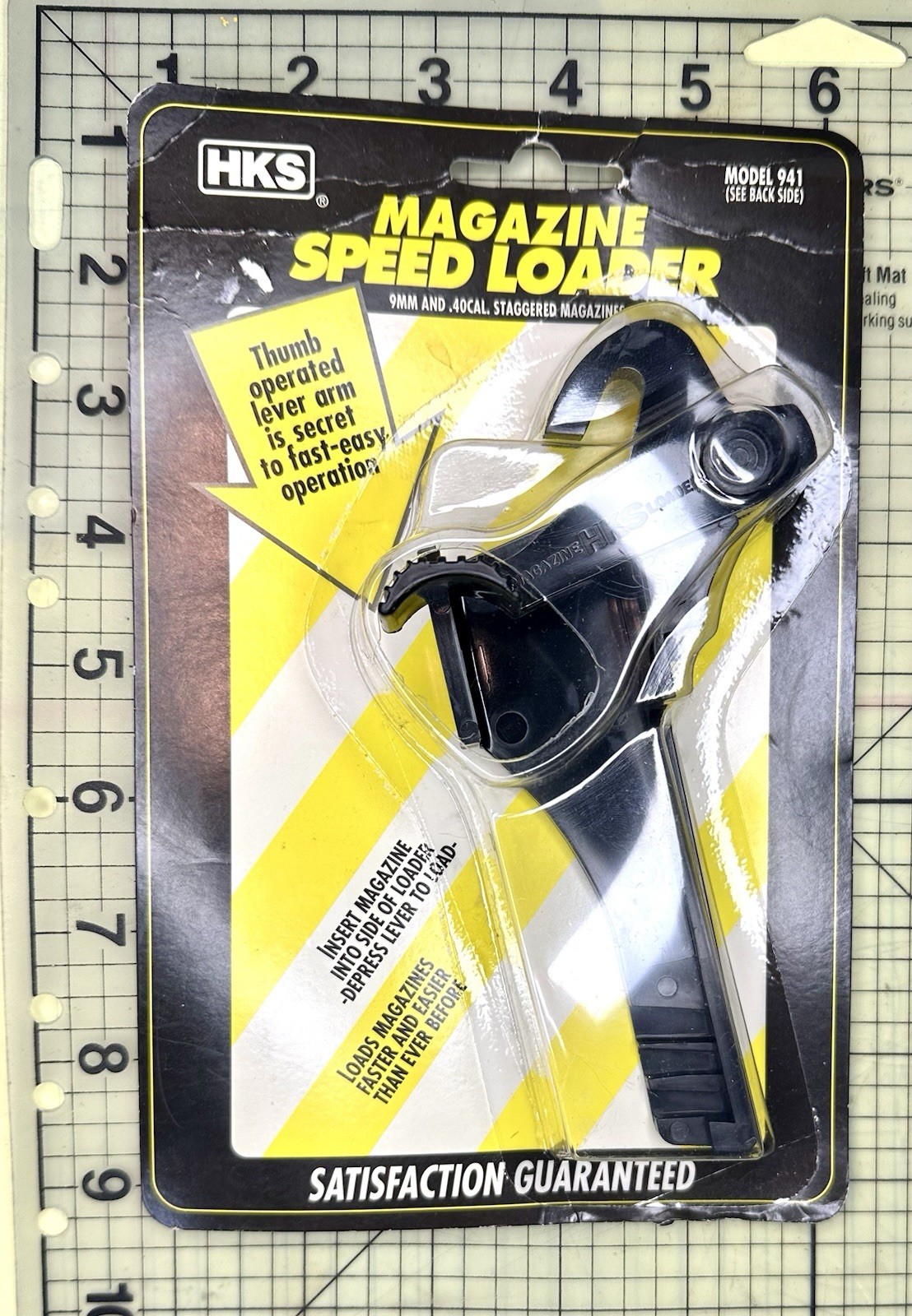 HKS 941 Magazine Speed Loader Fits 9mm Beretta S&W Ruger Taurus Walther, Llama