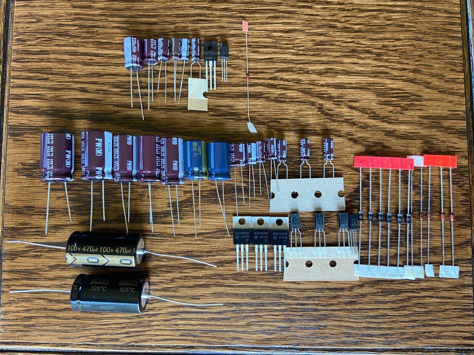 Pioneer SX-1280 Power Supply & Protection Recap Kit Capacitor Upgrade Rebuild