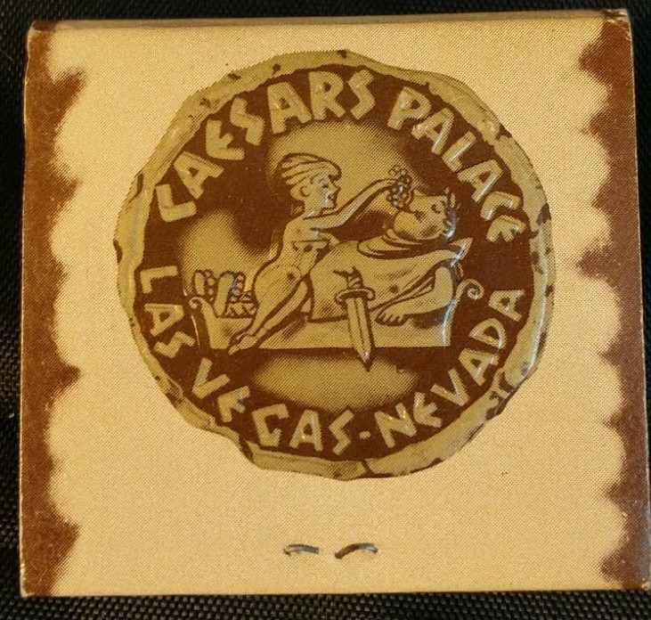 Caesars Palace Casino Las Vegas Vintage Matchbook Matches