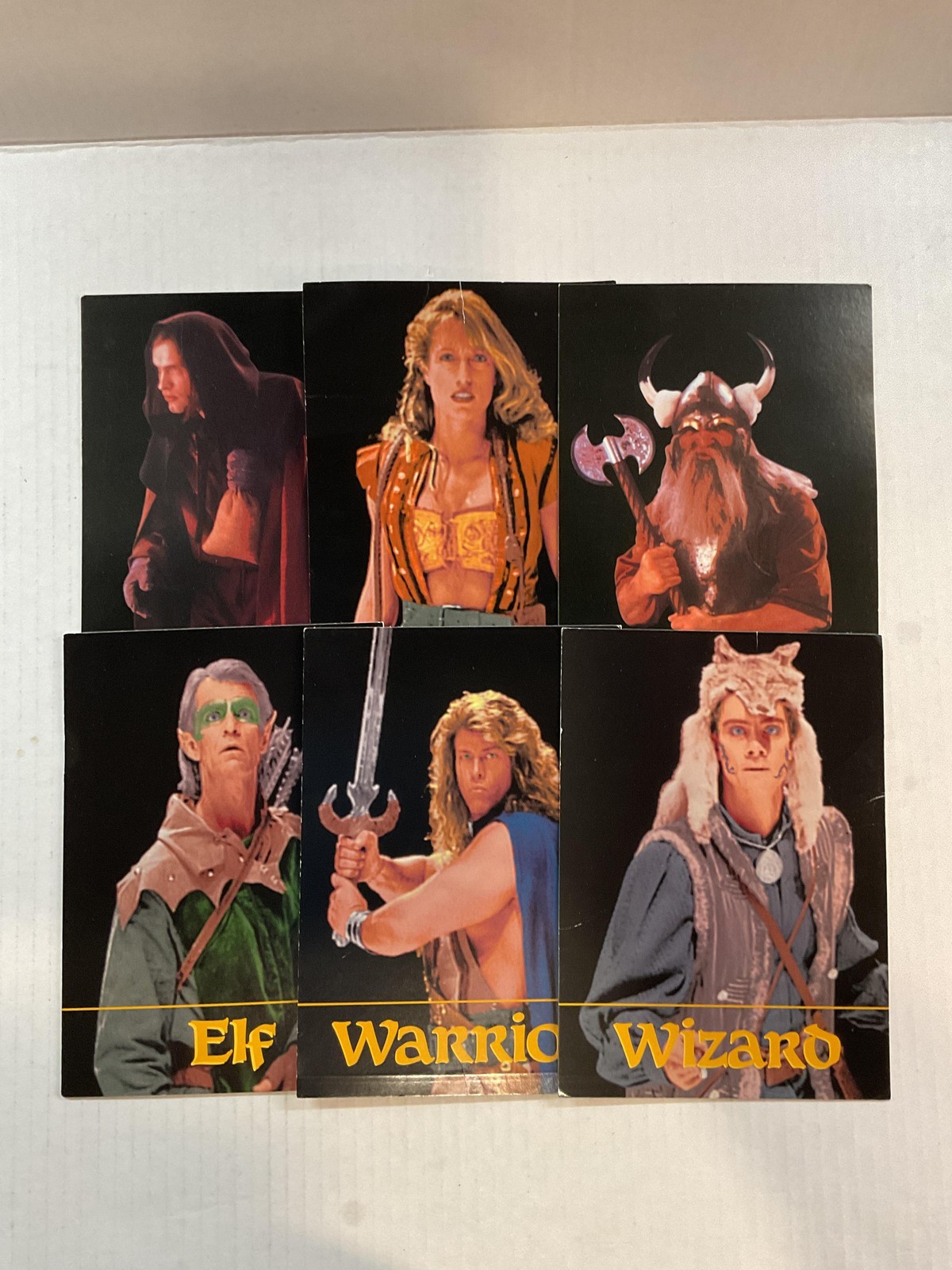 TSR, Inc. Dragon Strike Elf Warrior Wizard Thief Dwarf Character Cards 6pc