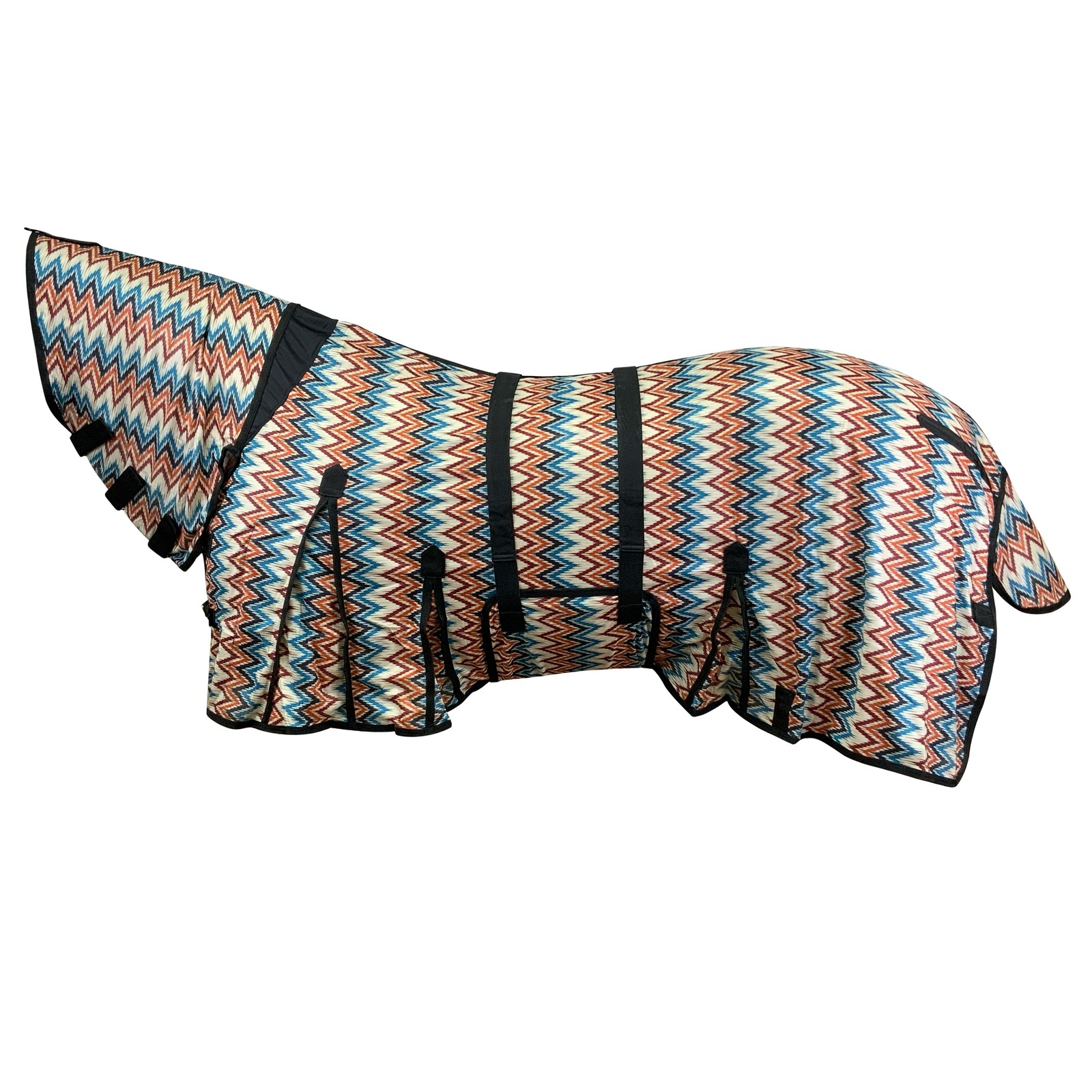 Showman Chevron Mesh Fly Sheet w/ Neck Cover