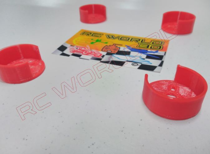 QUADCOPTER BRUSHLESS MOTOR MOUNT/BASE PROTECTOR 4PCS 3D PRINTED PLA HI-PRO