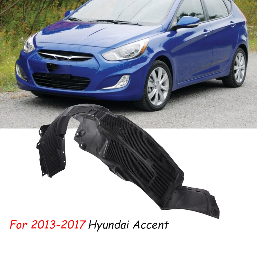 Front Driver Side Inner Fender Liner For 2013-2017 Hyundai Accent 868111R010