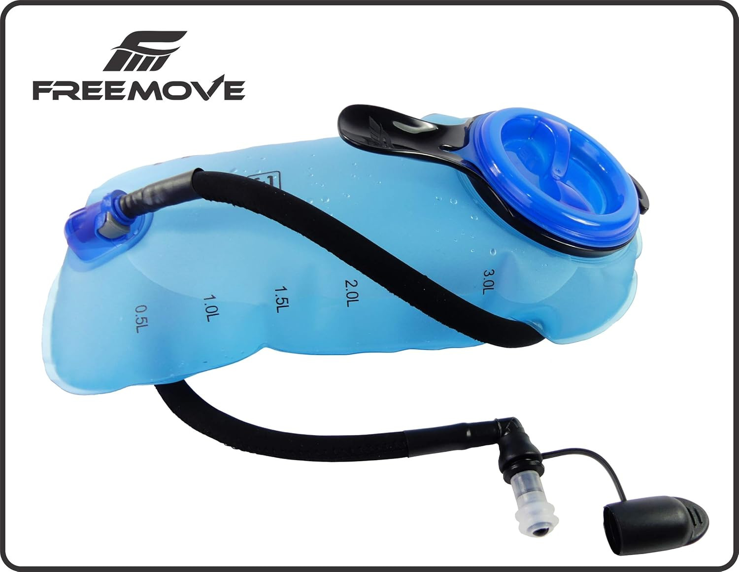 Hydration Bladder 3L Water Bladder for Hiking Backpack Blue or Gr