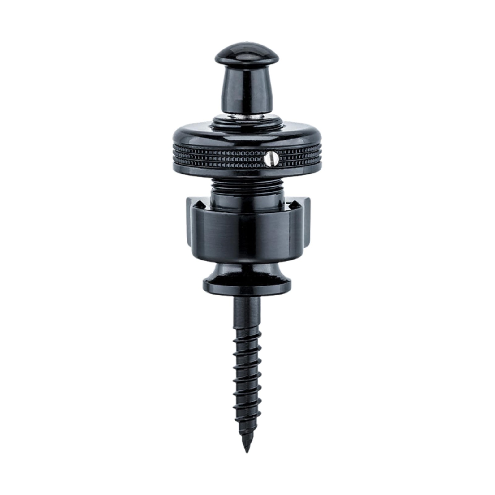 14010401 Security Straplocks, Black Chrome