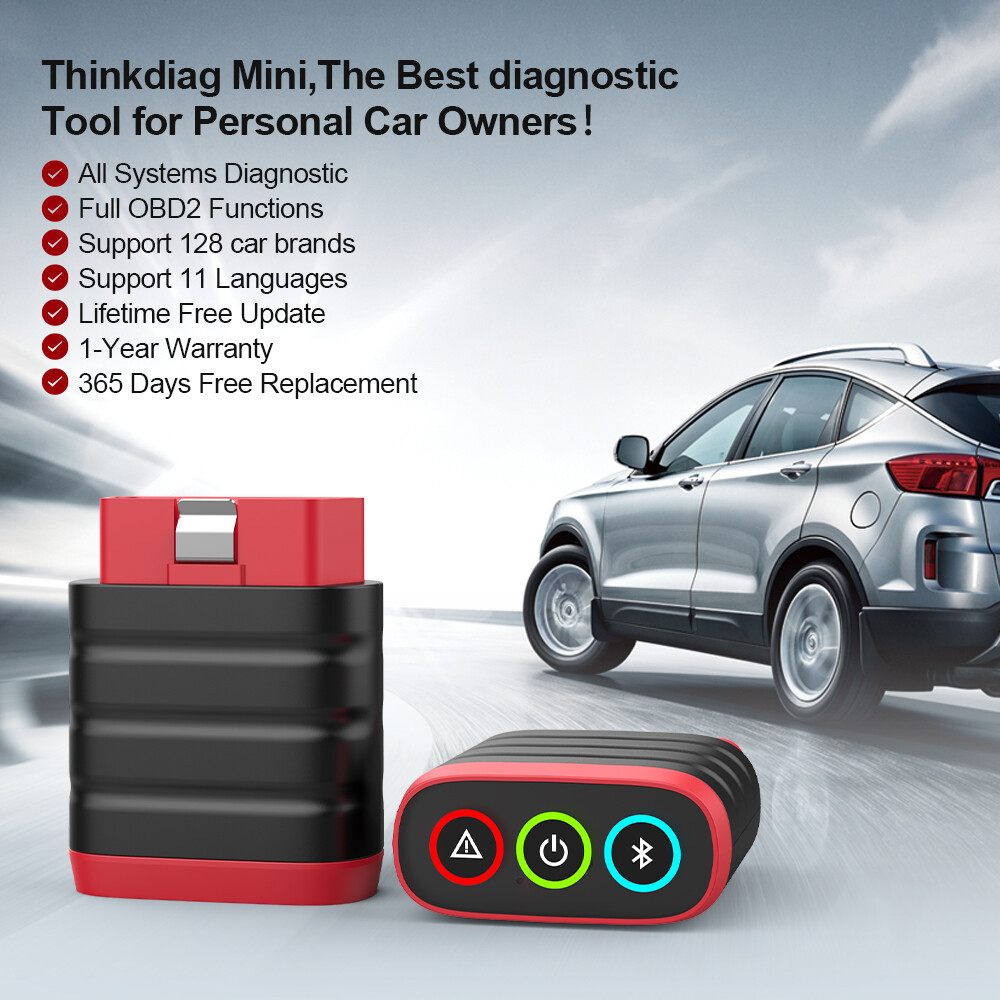 Thinkdiag mini Bluetooth All System OBD2 Scanner Car Diagnostic Tool Code Reader
