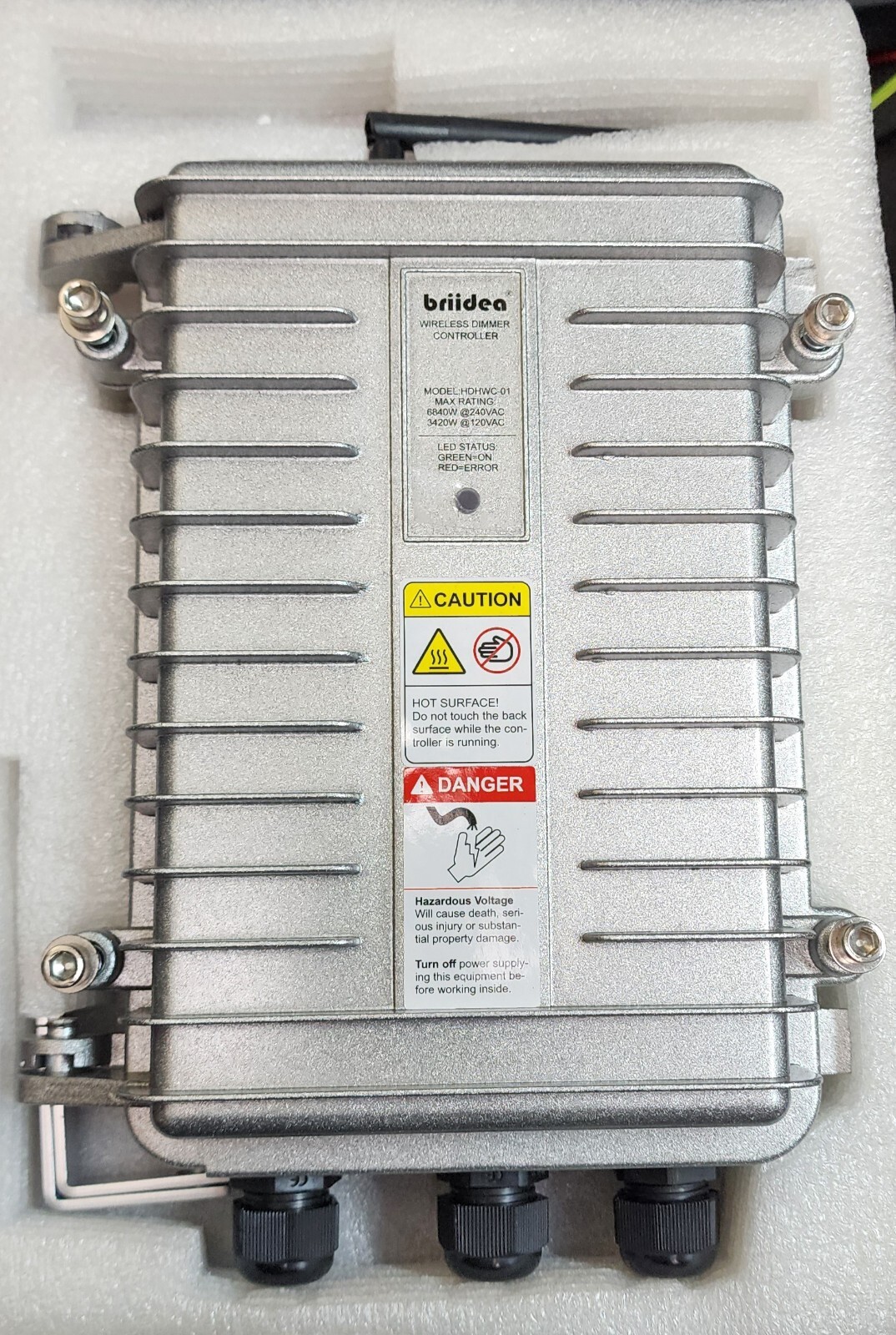 Briidea Wireless Dimmer Controller 6840W HDHWC-01  (Open Box) (Controller Only)
