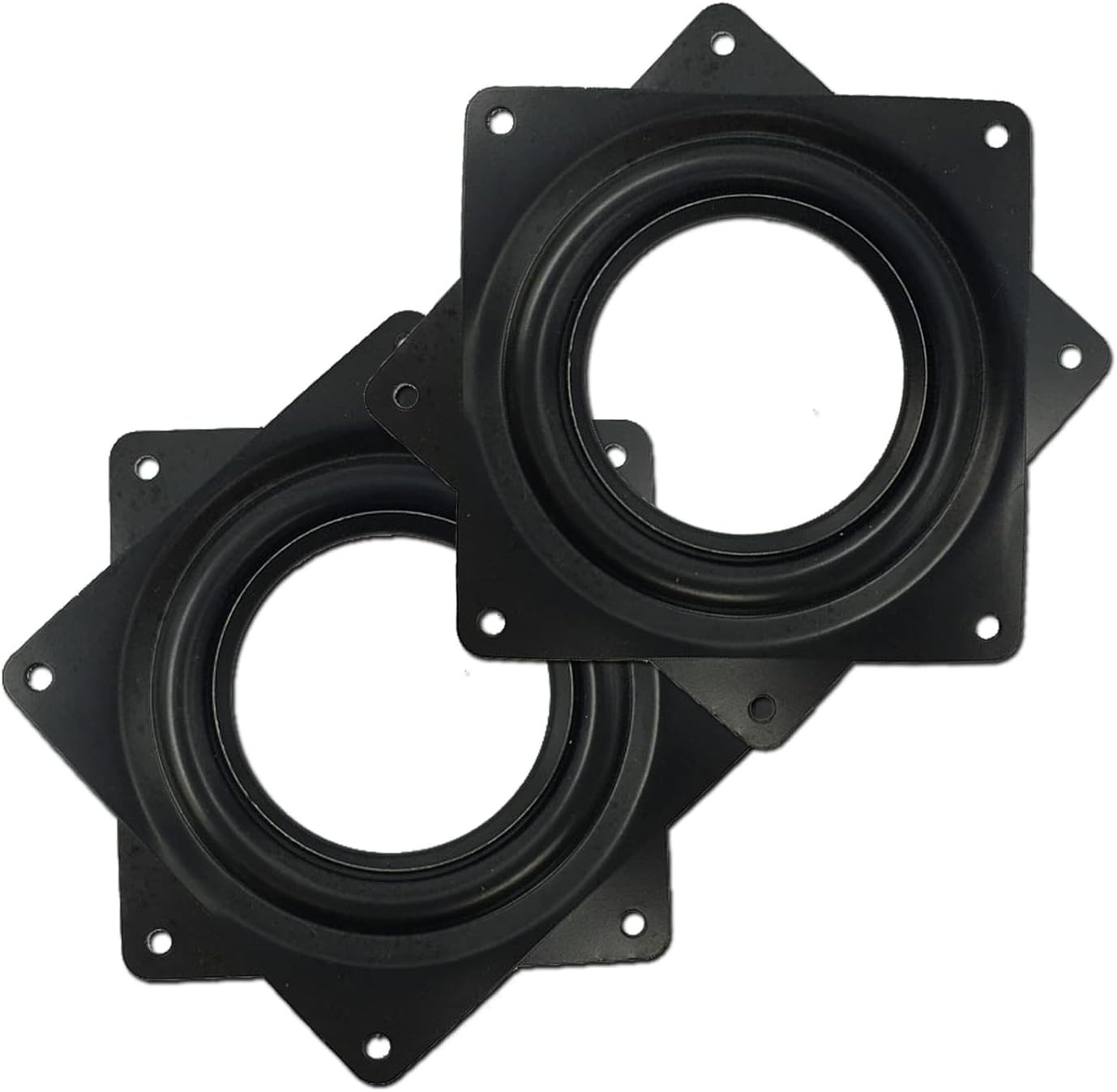 3" Lazy Susan Turntable (Black) 200-Lb Steel Ball Bearing Rotating Tray Strong S