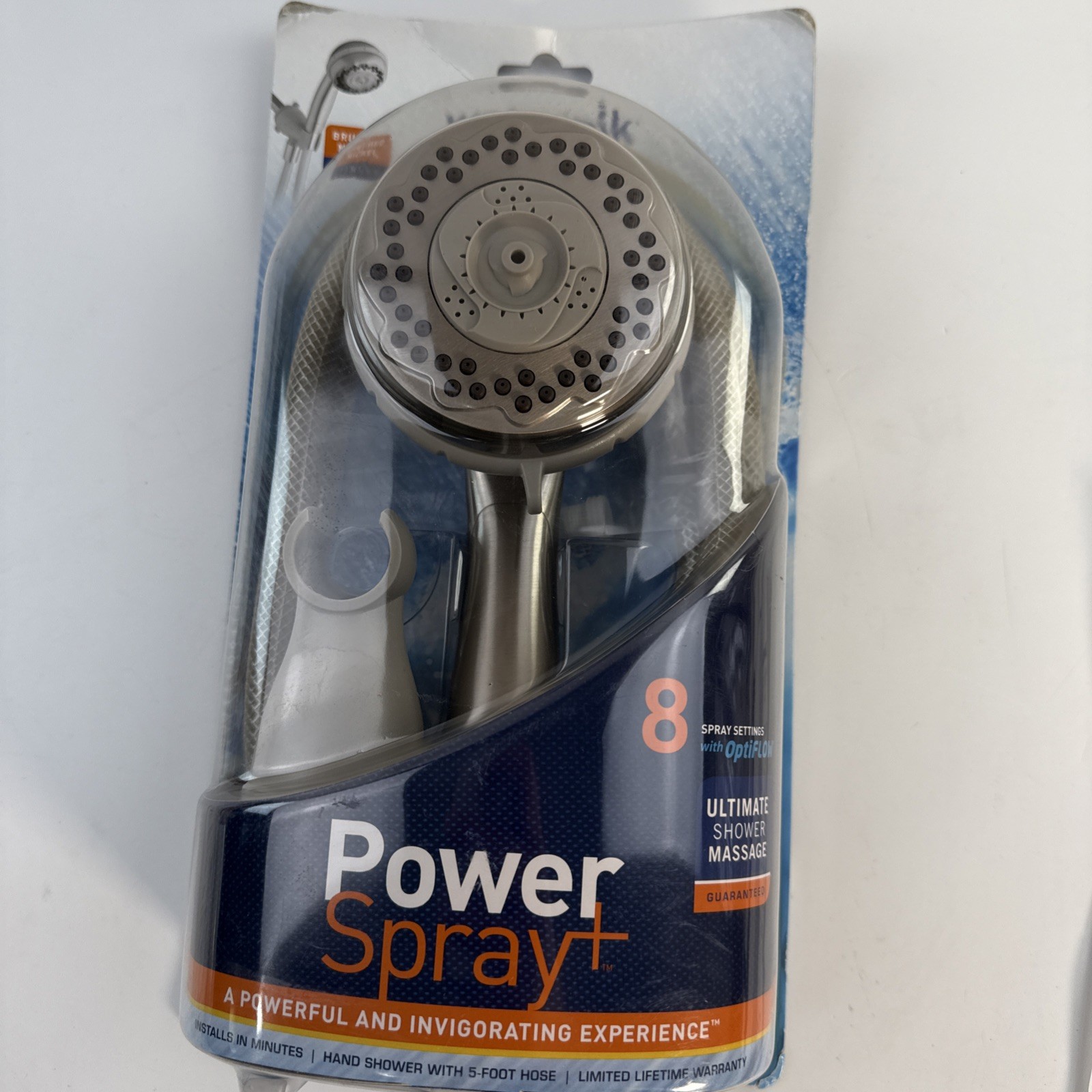 Waterpik Power Spray +8 Spray Settings Shower-head