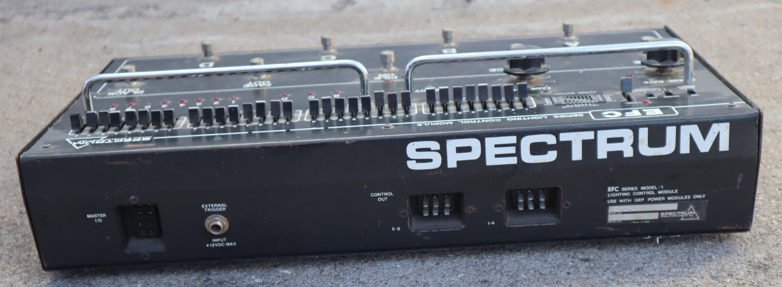 VINTAGE Spectrum EFC STAGE LIGHTING SYSTEM Control Modul model 1 (USA)