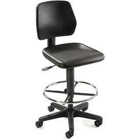 Global Industrial Stool Pneumatic Height Adjustment Black