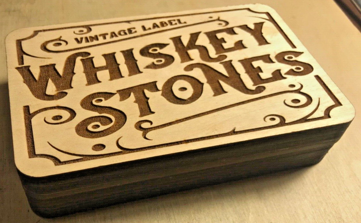 Whiskey Stone Gift Set in Custom Box ***BRAND NEW***