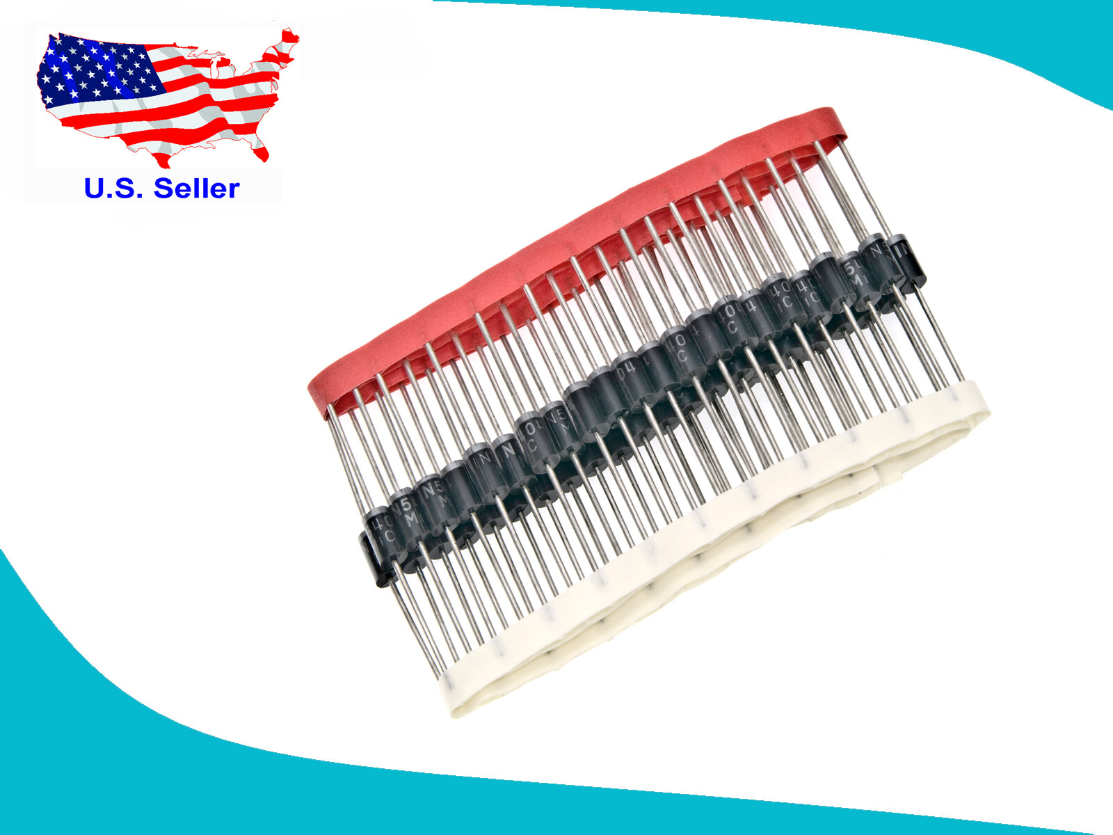 1N5406 (10 pcs) 3A / 600V Rectifier Diode