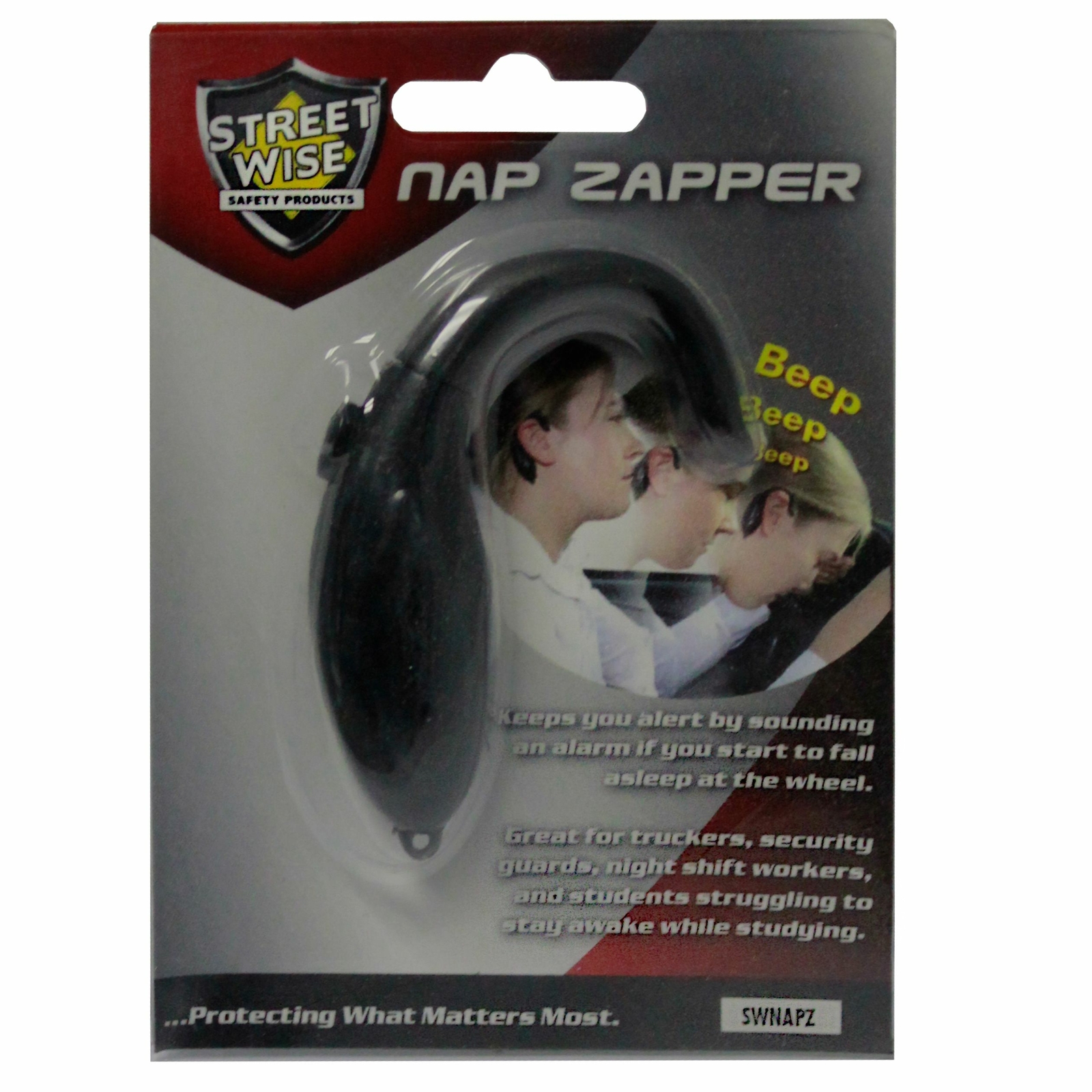 Nap Zapper: Ear-Mounted Drowsiness Alarm for Drivers & Workers