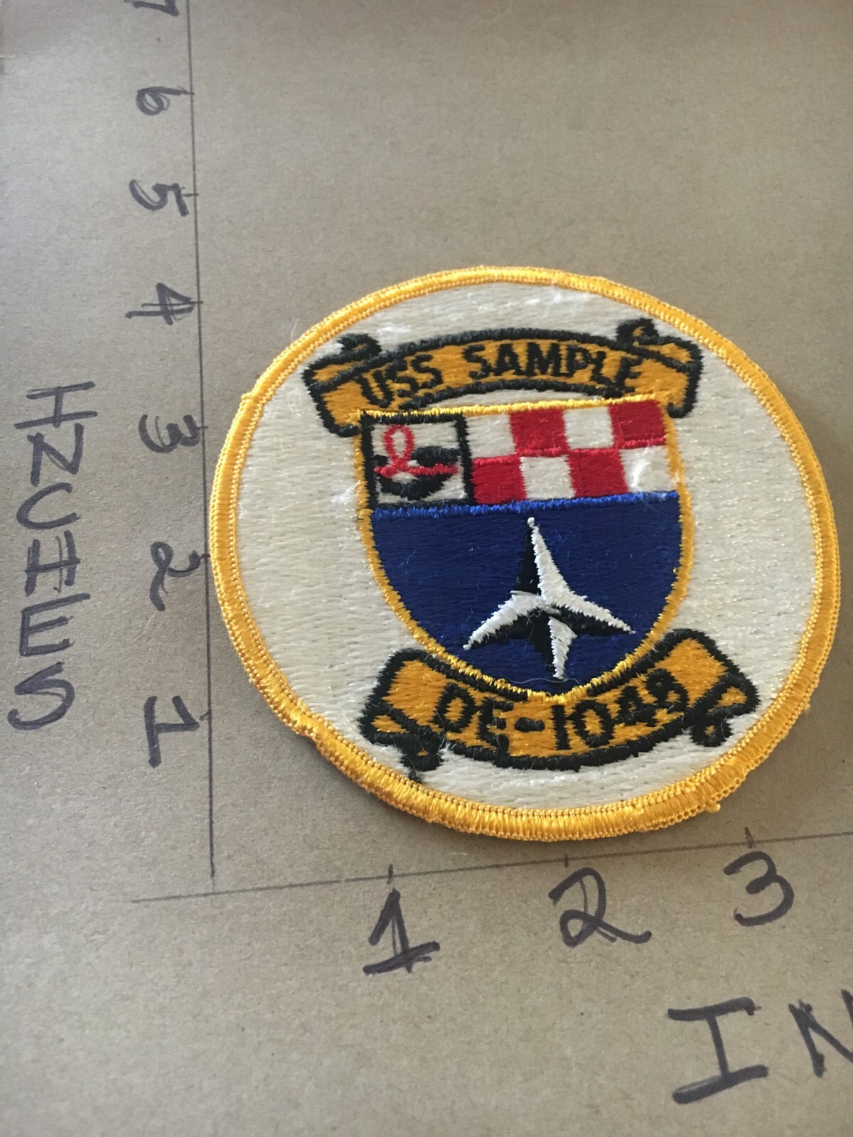 US NAVY USS Sample (DE-1048) Patch 5/1/25