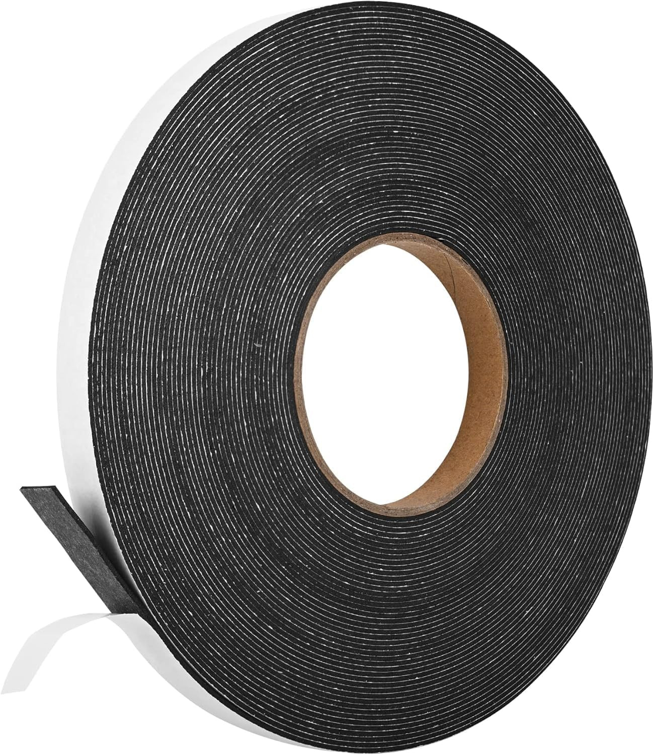Kikerike Self Adhesive Foam Tape Weatherstrip 1/2In X 1/16In X 66Ft High Density