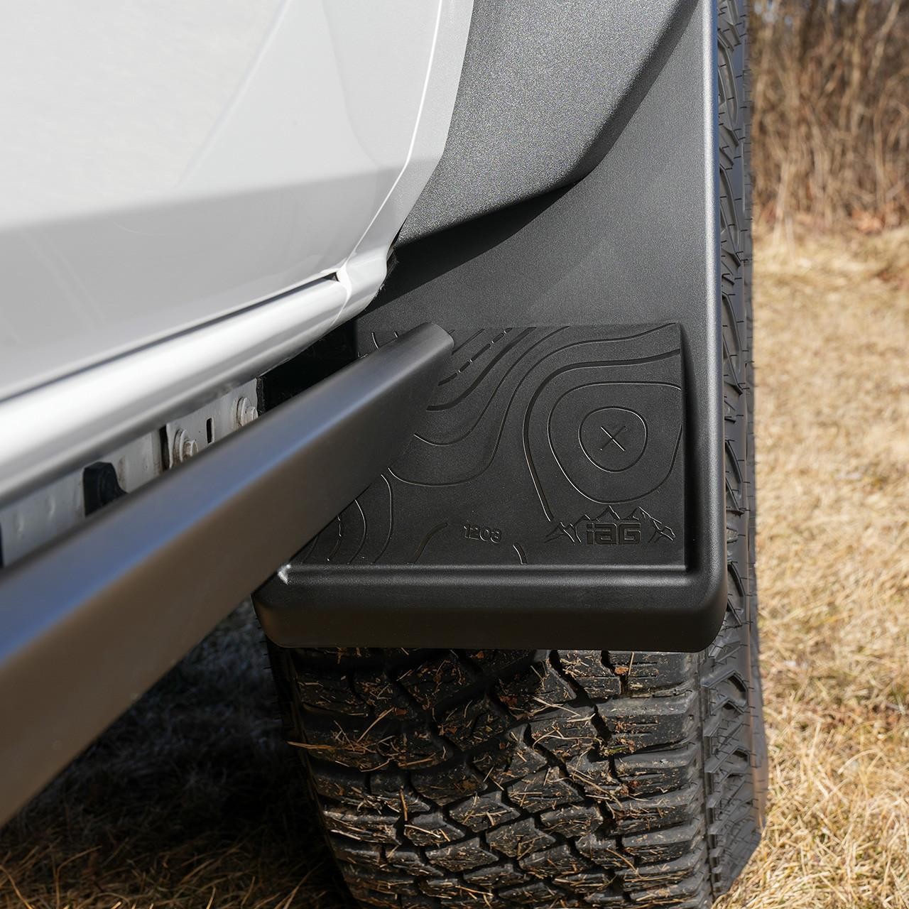 IAG Trail Shield Adjustable Mud Flaps for Ford Bronco 2021+ (Front & Rear Set)