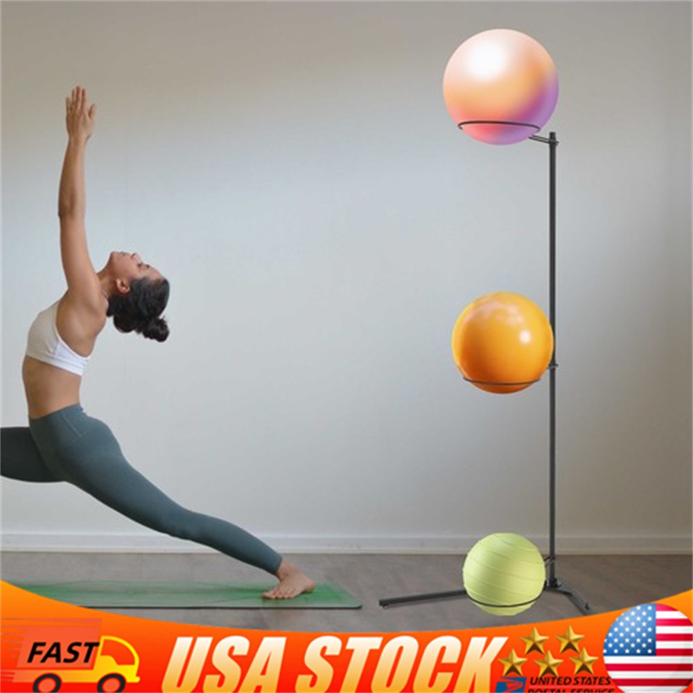 Medicine Ball Rack Stability Ball Yoga Ball Holder Storage Home&Commercial Gym