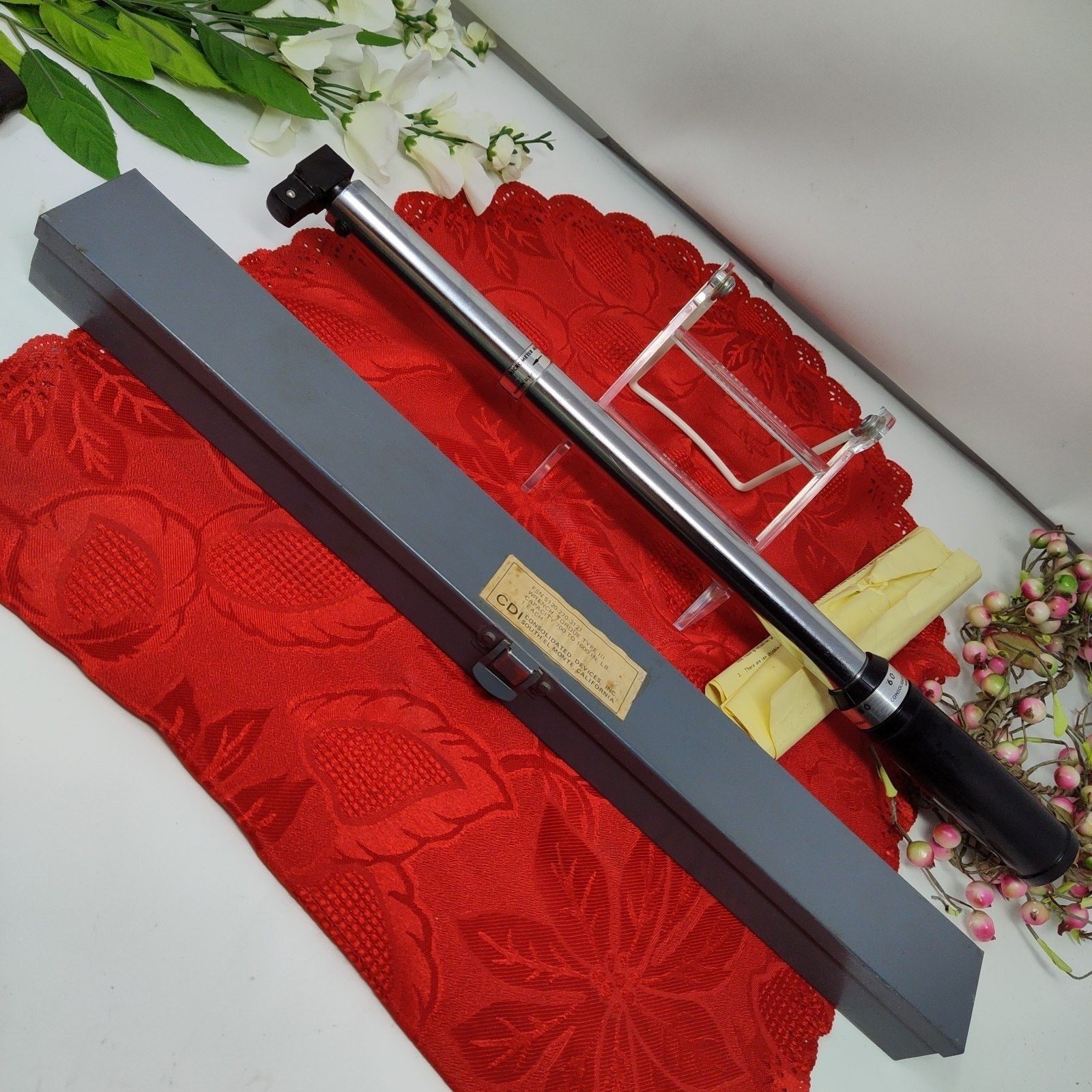 1/2" Drive Micrometer Torque Wrench, 700-1600in/lbs FSN 5120-270-3121