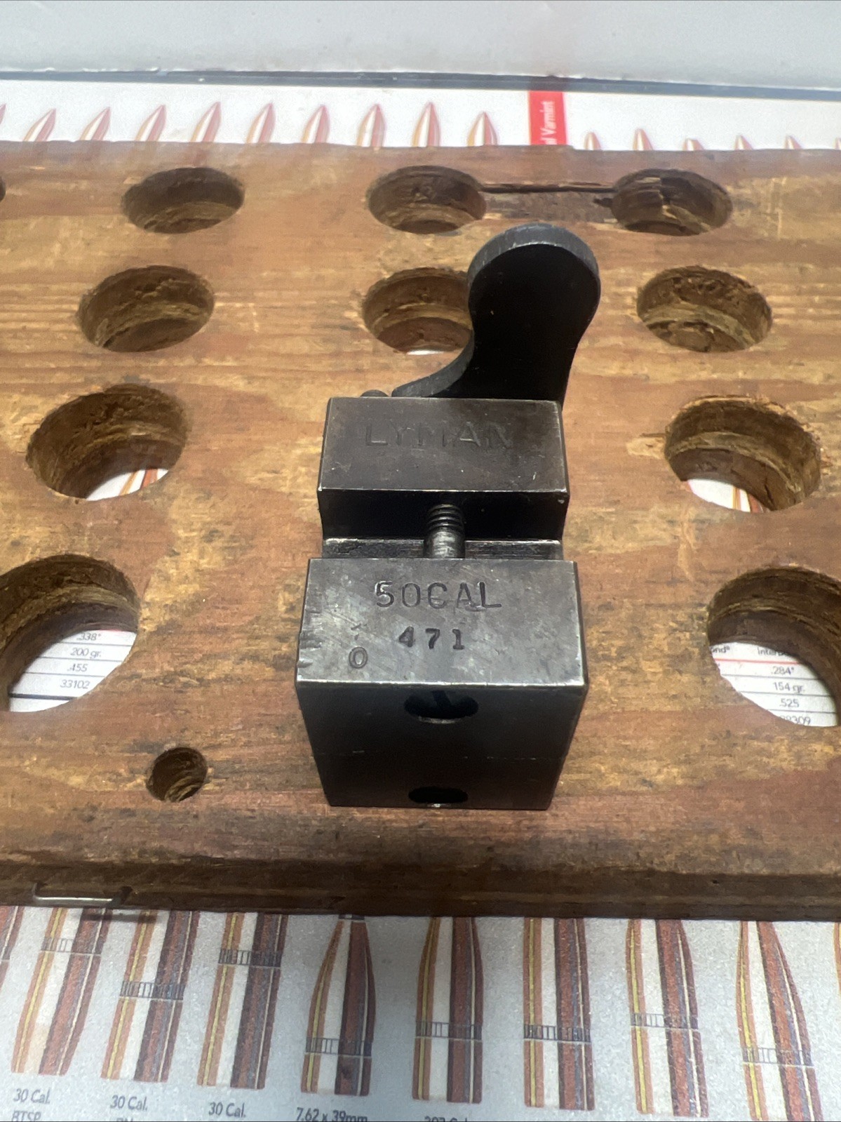 LYMAN .50 CAL MAXI BALL SINGLE CAVITY BULLET MOLD BULLET MOULD