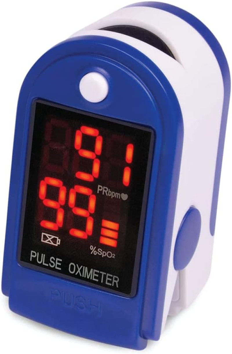 Roscoe Medical Finger Pulse Oximeter Oxygen Saturation Monitor - Pulse Ox Finger