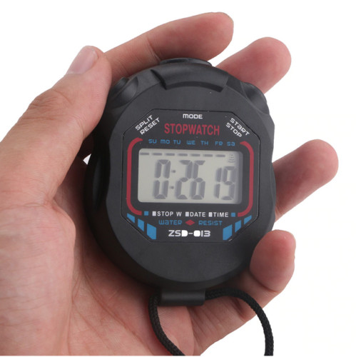Digital Stopwatch, Adjustable for Kitchen Home (Black)