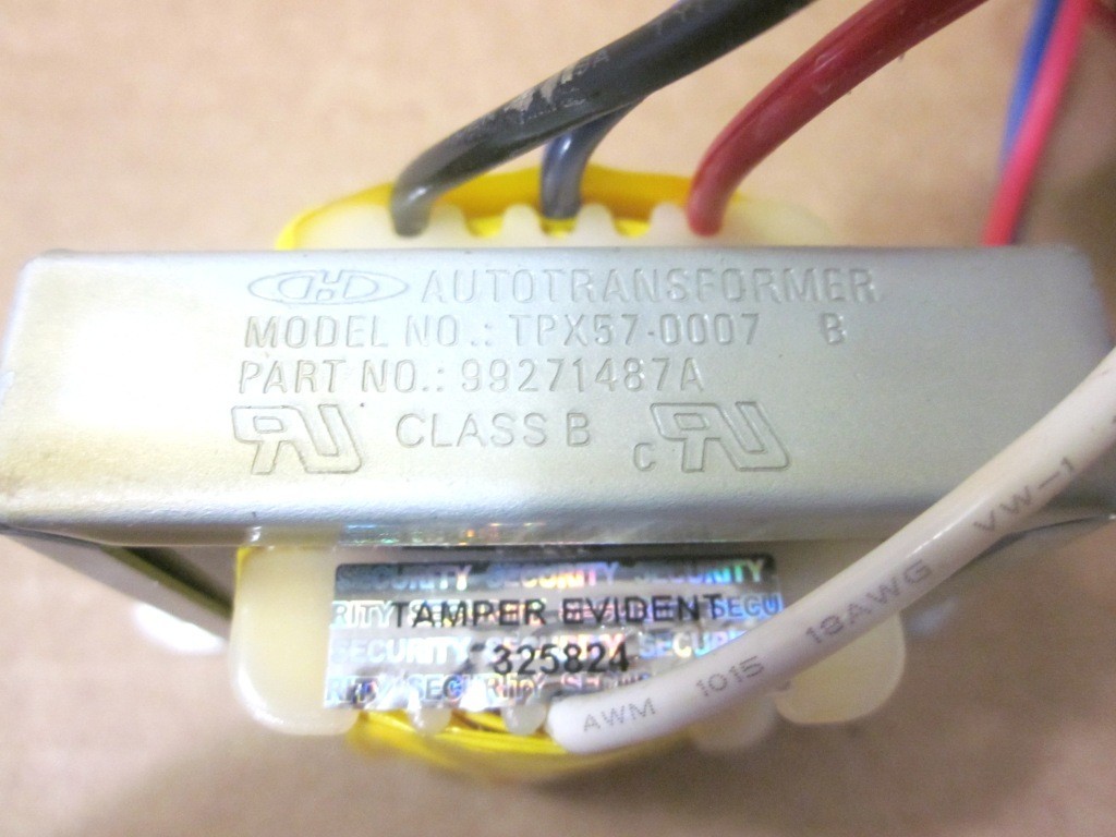 S99271487 Broan Transformer