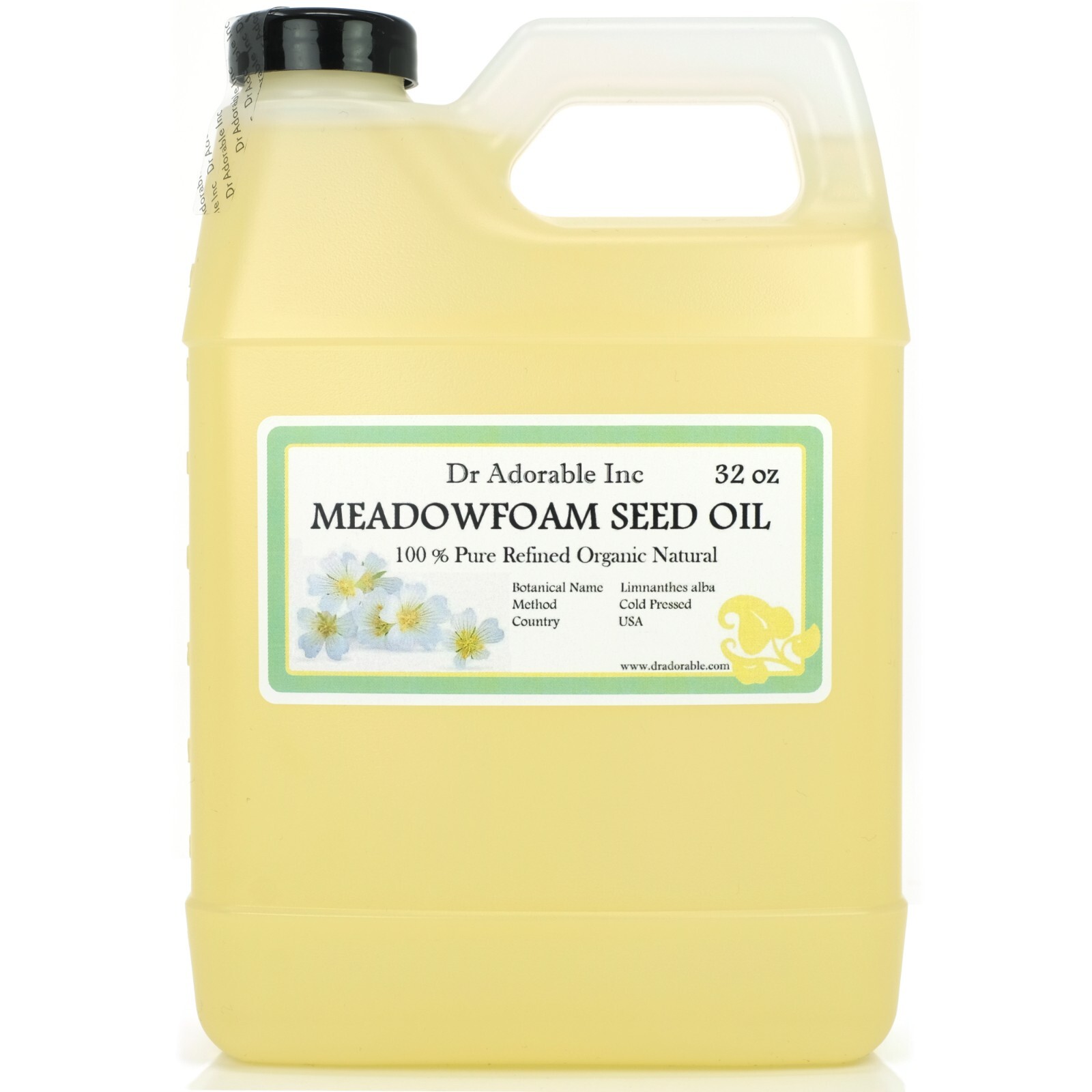 Pure Meadowfoam Seed Oil 2 oz up to gallon  Cold Pressed Organic Free Shipping!!