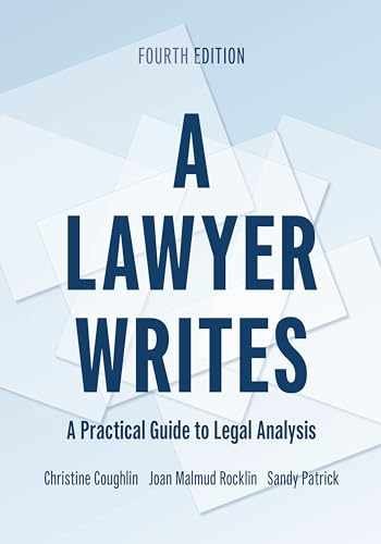 A Lawyer Writes: A - Paperback, by Coughlin Christine; Rocklin - Very Good w